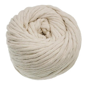 Pure Cotton Twisted Macrame Rope Cord for DIY Handicraft
