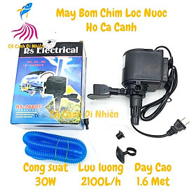 Hình ảnh Máy bơm nước hồ cá cảnh 30W RS-2680F - Bơm chìm lọc nước bể cá RS 2680 2680F