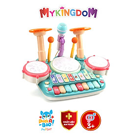 Hình ảnh Đồ Chơi Peek A Boo Bộ Trống Kèm Piano Vui Nhộn PAB003