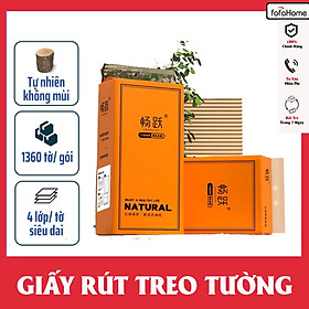 Giấy Rút Treo Tường- Giấy Ăn - Giấy Vệ Sinh Túi Giấy Treo Tường 4 Lớp Bột Gỗ Nguyên Sinh, Phù Hợp Cho Cả Mẹ Và Bé, Thấm Hút Nhanh, Không Chất Hoá Học