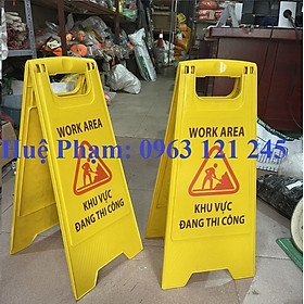 Mua Biển cảnh báo chữ A khu vực đang thi công
