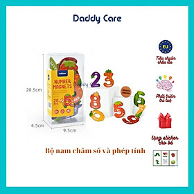 Bảng chữ cái tiếng anh và bảng số nam châm cho bé Mideer Letter Magnets - Number Magnets, Đồ chơi cho bé 3,4,5,6 tuổi