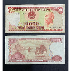 Mua Tờ 10k đỏ 1993 giấy cotton thời xưa hoa hậu tiền giấy
