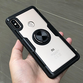 Ốp lưng cho Xiaomi Redmi Note 5 / Note 5 Pro Trong Suốt Chống Sốc iRing Viền Màu