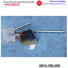 Mua Bát sen tắm đứng gắn tường vuông 20x20 cm KAG-BS43  Cần nối và đầu sen phun mưa tia nước đều thiết kế mới thời trang sang trọng tuyệt đẹp