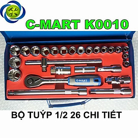 Mua Bộ cần tuýp 1/2 C-Mart K0010 26 chi tiết