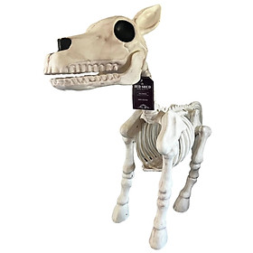Halloween Horse Skeleton Figurine Skeleton Statue Creative Desktop Ornament for Centerpiece Shelf Living Room Party Office