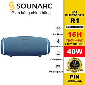 Loa Bluetooth 5.3 Sounarc R1 Công Suất 40W, Chống Nước IPX6, Pin Tích Hợp 4000mAh 15H Chơi Nhạc - Hàng chính hãng