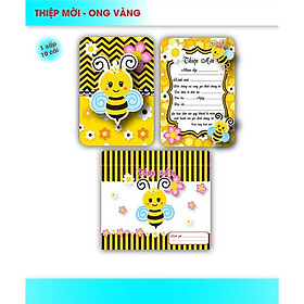 Mua Thiệp Mời Dự Tiệc Sinh Nhật Chủ Đề Dành Cho Bé Gái (10 cái/ bịch)