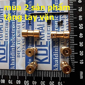 Mua Đầu nối  khớp đồng kết nối 2 trục động cơ  bánh xe...kde3986