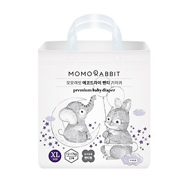 Bỉm Quần Ban Đêm MOMO RABBIT Size XL 12-17kg 22 Miếng