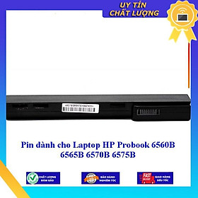 Pin dùng cho Laptop HP Probook 6560B 6565B 6570B 6575B - Hàng Nhập Khẩu MIBAT86
