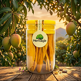 Xoài Sấy Dẻo Heritage Vị chua ngọt hài hòa, giàu Vitamin C - Dried Mango 500gr
