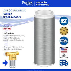 Bộ Tiền Xử Lý Nước PARTEK P4540-PT-S Siliphos Loại Bỏ Cặn Đá Vôi, Cặn Canxi, Độ Đục, Chống Bám Cặn... - Hàng Chính Hãng