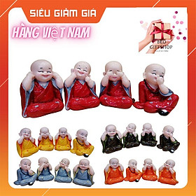 BỘ TƯỢNG TỨ KHÔNG AN NHIÊN CAO 10 CM