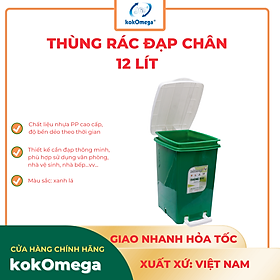Mua Thùng Rác Đạp Chân kokOmega Kèm Ruột Bên Trong
