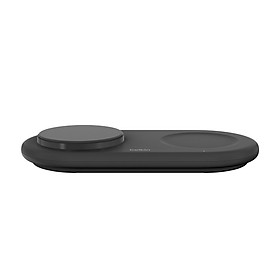 Mua Đế sạc không dây 2 trong 1 Belkin BoostCharge Universal Qi2 15W thêm cổng USB-C - Không kèm sạc  dành cho iPhone  Samsung - Hàng chính hãng