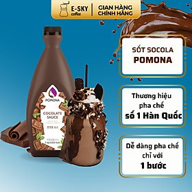 Sốt Socola POMONA Chocolate Sauce Nguyên Liệu Pha Chế Cà Phê Trà Sữa Hàn