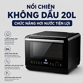 Nồi Chiên Hơi Nước Cao Cấp 10 Trong 1 Mishio MK318 - Hàng Chính Hãng