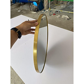 Mua Gương Tròn Treo Tường Viền Thép Tĩnh Điện 50cm