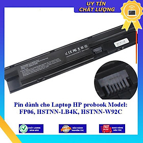 Pin dùng cho Laptop HP probook Model: FP06  HSTNN-LB4K  HSTNN-W92C - Hàng Nhập Khẩu  MIBAT552