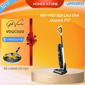 Mua Máy Hút Bụi Lau Sàn JASHEN F12 - Thương Hiệu Mỹ Khử Khuẩn Tia UV Giặt Giẻ Lau Nhà Tự Động Công Suất 50 W - Hàng Chính Hãng