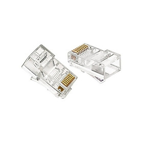 Hạng Mạng Cat6 RJ45 AMTako (100 Hạt) - Hàng Chính Hãng