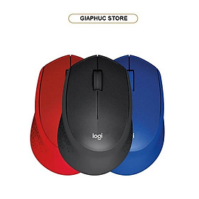 Chuột không dây LOGITECH M331 Red Cổng USB - Hàng chính hãng