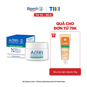 Kem dưỡng trắng da Acnes Whitening+ Cream 50g