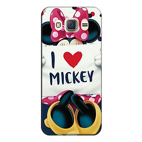 Ốp Lưng Dành Cho Điện Thoại Samsung Galaxy J7 2016 - I Love Mickey