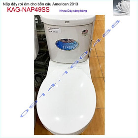 Mua Nắp đậy bồn cầu rơi êm KAG-NAP49SS  nắp cho bàn cầu American VF2013-VF3013-VF4013