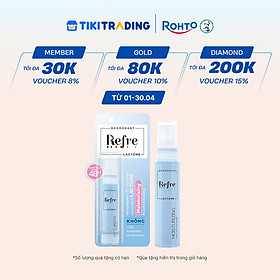 Xịt khử mùi, khóa mùi tỏa hương thơm tự nhiên cơ thể Refre Lactone Moisturizing 30ml