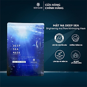 Mặt Nạ Giấy Tinh Chất Tảo Biển Dưỡng Ẩm Trắng Da Nâng Tone Bergemi Deep Sea 30g/1 miếng