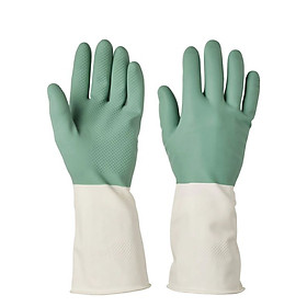 Mua Găng tay cao su màu xanh size S - găng tay rửa bát