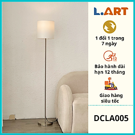 Đèn cây đứng màu bạc dễ lắp đặt kiểu dáng Vintage DCLA005