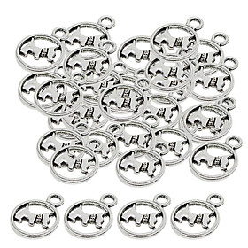 50 Pieces Dog Design Alloy Jewelry Making Necklace Bracelet Earrings Pendant Charms for DIY Phone Hanging Decoration Hair Accessories Crafting