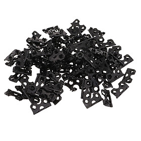 100pc Support Barbed Hinges 28x15mm for Photo Picture Canvas Art Frame Stand