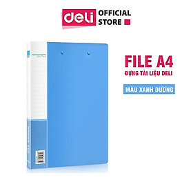  File A4 đựng tài liệu Deli, Xanh da trời - 1 cái - 5309