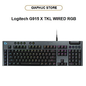 Mua Bàn phím chơi game có dây Logitech G915 X TKL WIRED RGB MECHANICAL - GiaPhucStore | Hàng Chính Hãng