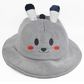 Nón cho bé gái & bé trai vành nhỏ, thiết kế mặt và 2 tai thỏ độc đáo, ngộ nghĩnh, chất liệu vải mềm mại - Hạnh Dương