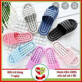 DÉP XỐP CÓ LỖ ĐI TRONG NHÀ CHO NAM NỮ CỰC ĐẸP - Duonghieu6789