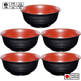 Mua Bát nhựa Polyester tròn vân gỗ Yamanaka Ø183mm - Hàng nội địa Nhật Bản (#Made in Japan)