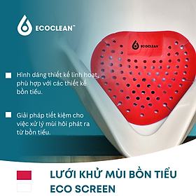 Lưới Khử Mùi Bồn Tiểu Nam, Khử Mùi Nhà Vệ Sinh - Ecoclean - Eco Screen