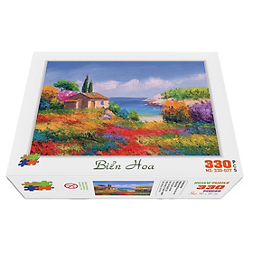 Hình ảnh Bộ tranh xếp hình jigsaw puzzle cao cấp 330 mảnh – Biển Hoa