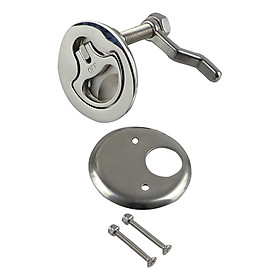 Boat Cam Latch Stainless Steel Locking Marine Flush Mount Pull Latch for Ships, Yachts, Rv, Trucks