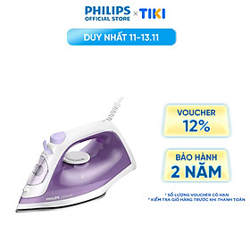 Mua BÀN ỦI HƠI NƯỚC Philips DST1040/30 | 2000W | mặt đế chống dính - Hàng Chính Hãng