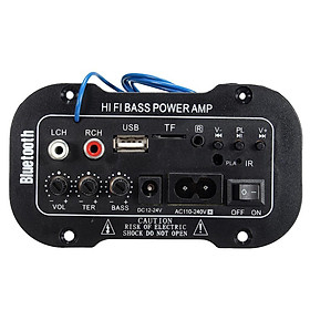 5 Inch 220V Stereo Bluetooth  Bass Power AMP Handsfree USB AUX