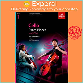 Hình ảnh Sách - Cello Exam Pieces from 2024, ABRSM Grade 1, Cello Part & Piano Accompaniment by ABRSM (UK edition, paperback)