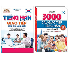 Combo Tiếng Hàn Giao Tiếp Dành Cho Mọi Người+3000 câu giao tiếp tiếng Hàn