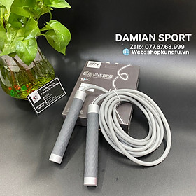 DÂY NHẢY THỂ LỰC BN CHÍNH HÃNG, Cao Cấp Mới 2021, tăng chỉnh được độ dài, DÂY DẺO ĐẶC RUỘT , có VÒNG BI THÉP LINH HOẠT, tay cầm NHÔM NHÁM CAO CẤP, bọc silicon( Sợi )